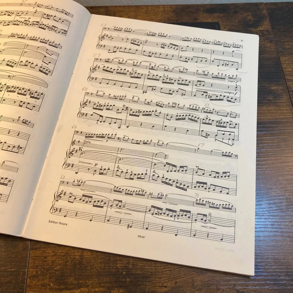 Bach Drei Sonaten Cello Piano Sheet Music Edition Peters 239 Grutzmacher
